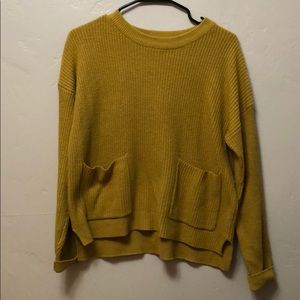 Madewell mustard sweater